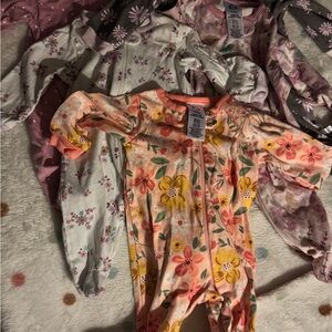 Baby girl Newborn Sleepers Outfits Gerber Carters Cat&Jack